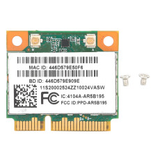 Adaptor WiFi de mare viteză cu interfață Mini PCI-E, suport wireless AC dual band și conectivitate Bluetooth 4.0