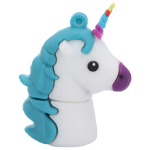 Snelle gegevensoverdracht flashdrive met schattig cartoonontwerp, USB 2.0-aansluiting, waterdicht, schok- en stofbestendig, lichtgewicht en