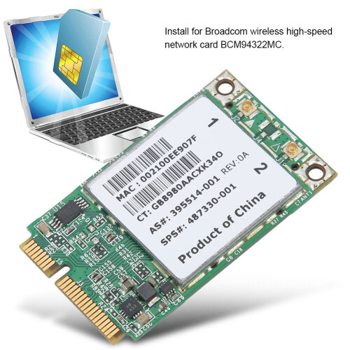 Κάρτα ασύρματου δικτύου Mini PCI-E Συσκευή δικτύου υψηλής ταχύτητας διπλής ζώνης 2