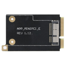 Adaptador WiFi Mini PCIe para tarjetas Intel AX Series, compatible con doble puerto USB macho, alta velocidad de transferencia de datos, Plug and