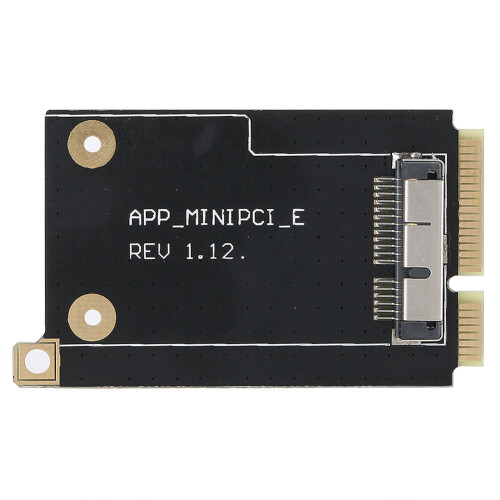 Μίνι προσαρμογέας PCIe WiFi για κάρτες Intel AX Series, διπλό αρσενικό USB, υποστήριξη