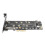 Κάρτα επέκτασης M.2PCIe με τεχνολογία θερμικής απαγωγής, υποστήριξη διπλού 6