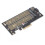 Προσαρμογέας PCIe3.0/4.0M.2, μετατροπέας NVMe SSD με βελτιωμένη ψύκτρα για ανώτερη ψύξη 2