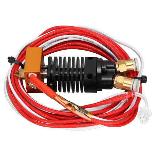 Κιτ Hotend διπλού χρώματος νήματος, κεφαλή εκτύπωσης υψηλής απόδοσης 2 σε 1 έξοδο με 1