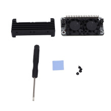 Carcasă de disipare a căldurii pentru Raspberry Pi4Model B, arhitectură de răcire pasivă, radiator termic din aliaj de aluminiu, bandă termică