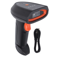 Handlicher Barcode-Scanner, Plug-and-Play-Barcode-Scanner mit ergonomischem Design und Bildschirm-Scan-Unterstützung, Wireless2D-Lesegerät für