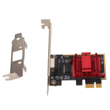 Adaptor PCIe cu placă Ethernet de 2,5 GB, viteze extreme, tehnologie de calitate a serviciilor, transmisie stabilă, compatibil cu Windows 11, 10,