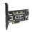 Κάρτα επέκτασης M.2PCIe με τεχνολογία θερμικής απαγωγής, υποστήριξη διπλού 3