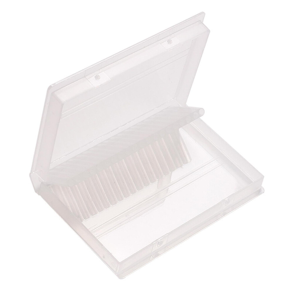 Nail Drill Bit Holder with 20 Holes, Dustproof Waterproof Storage Box for Salon and Home
