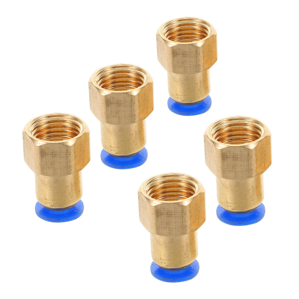 5Pcs Pneumatic Quick Connect Fittings Copper Air Hose Couplers For Compressor And Industrial Machinery 9099447073136