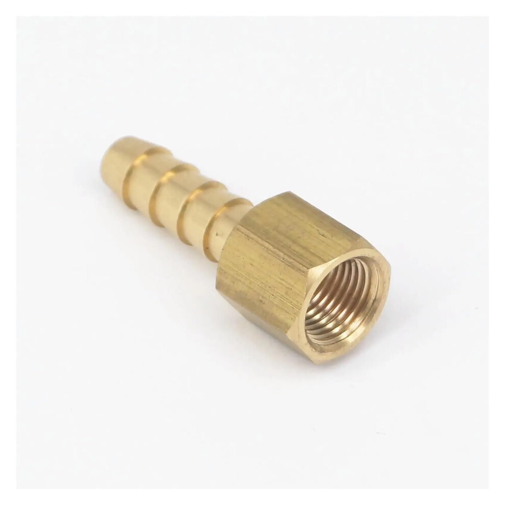 Brass Fuel Hose Barb Adapter 1/8' Npt Female To 1/4' Tail For Automotive And Marine Use 9044945057577