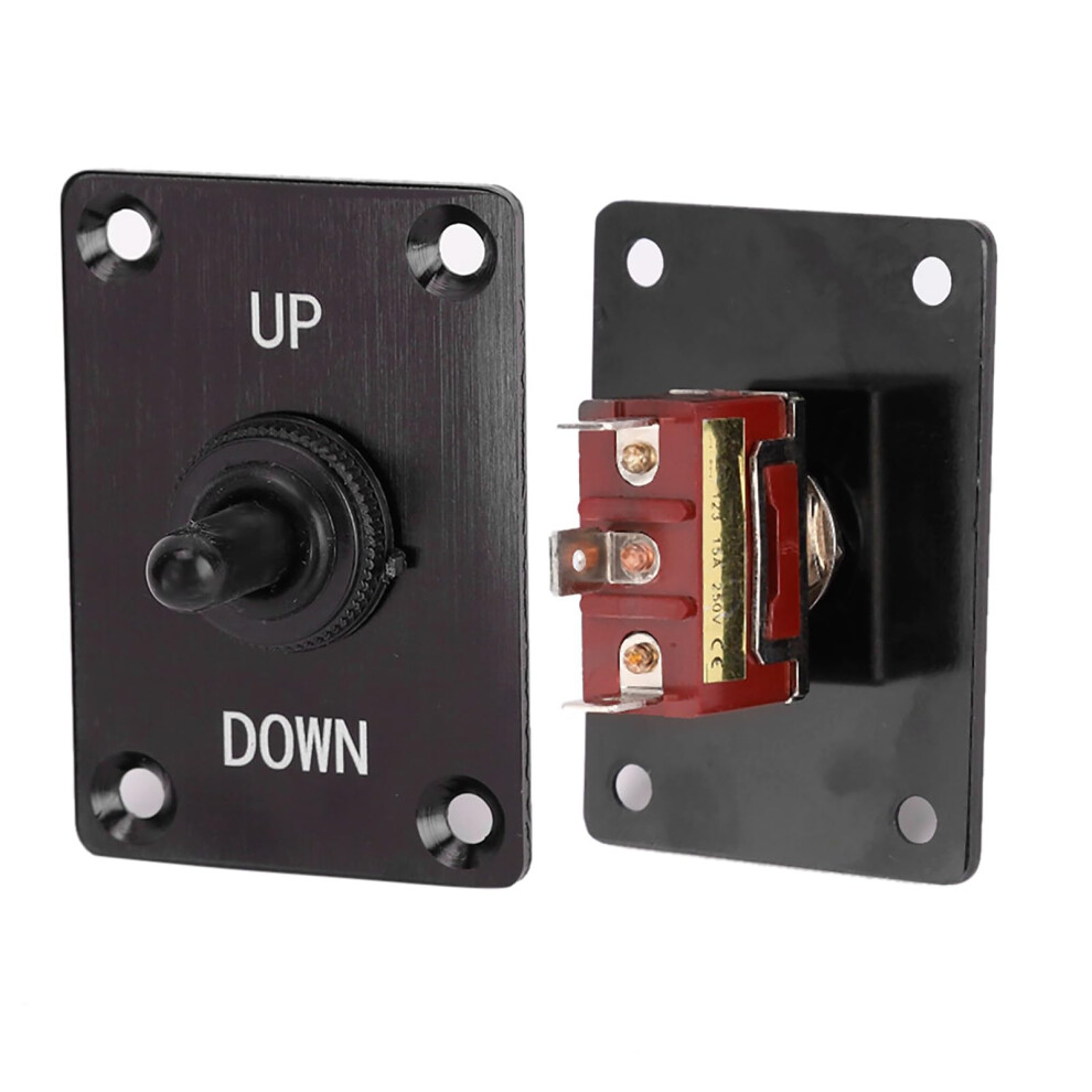 15 Amp 12V Toggle Switch With Trim Tab Panel Breaker, Durable Marine Grade Up/Down Control 9044945057676