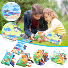 Staron Children's Cloth Book Baby Hand Clearance (Multicolor), Children's Cloth Book Baby Hand Puppet Cloth Toy Cloth Education Book