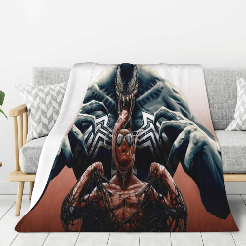 Blaincéad Lomra Spider-Man Braincéad Caithimh Thar a Bhog Cluthar, Gnéithe Leapa do Pháistí - Thar a Bhog 80"X60"