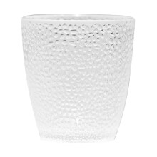 Farfi Drinking Cup Heat Resistant Reusable Thickened Acrylic Polka Dot Bar Restaurant Water Cup for Home (White S)