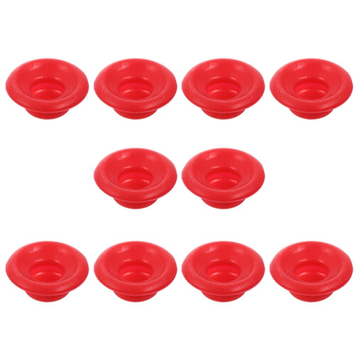 Guangmc10pcs Silicone Bottle Gaskets for Brew Beer Soda - Red 2