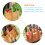 Eease Woven Picnic Basket with Handle for Shopping and Storage 4