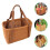 Eease Woven Picnic Basket with Handle for Shopping and Storage 2