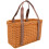 Eease Woven Picnic Basket with Handle for Shopping and Storage 6