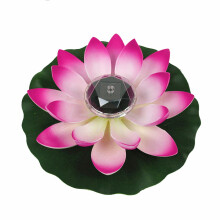 WRXMIJNHGSA Clearance,Solar Powered LED Flower Light Floating Pond Garden Pool Lamp
