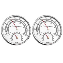 2 in 1 Sauna Room Thermometer and Hygrometer, Foldable Design for Sauna, Hotel, Bathroom Temperature Measure Tool