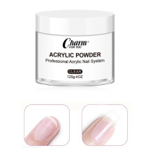 120g Clear Acrylic Nail Powder for Extensions, LongLasting SelfLeveling Sculpting