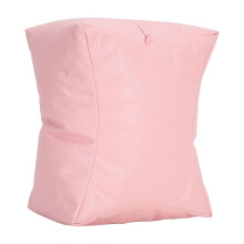 PU Leather Manicure Hand Foot Rest Pillow with Adjustable Height and Shockproof Cushion for Nail Salon Pink