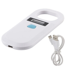 Pet Scanner, Rfid Reader for Animal Identification with Non-Contact Card Reading, Animal Chip Scanner for Quick Responses, Rechargeable Device for Eas