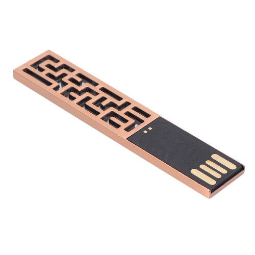 Κομψή μεταλλική μονάδα flash USB με σχεδιασμό κλειδιού, αδιάβροχη και υψηλής 1