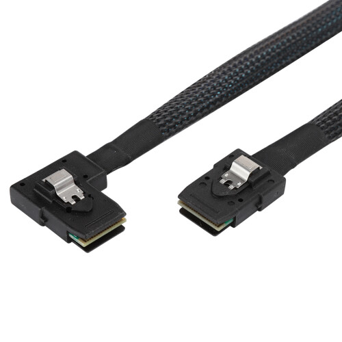 Ultra Slim Flat Mini SAS Cable SFF-8087 To 8087 Serial Attached SCSI Fast Data Access Connectivity Solution High Speed Data Storage With Sturdy Inject 2