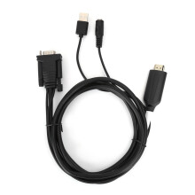 Type-C To Vga Adapter, High Video Resolution And Secure Latches Design For Mac Laptop And Monitor Compatibility (1.8M)
