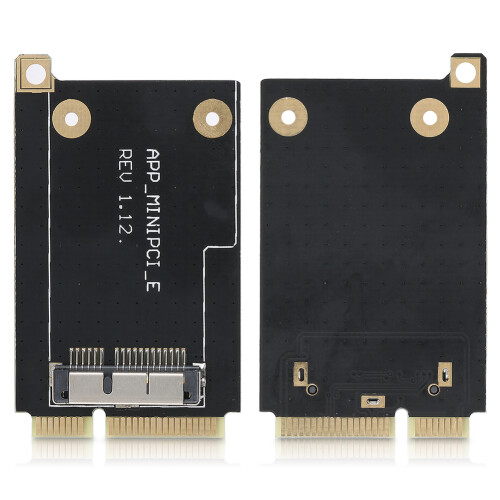 Μίνι προσαρμογέας PCIe WiFi για κάρτες Intel AX Series, διπλό αρσενικό USB, υποστήριξη 2