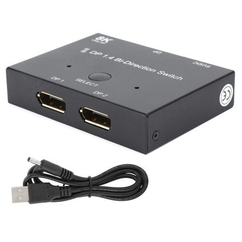 Διακόπτης Displayport υψηλής ταχύτητας μετάδοσης: Ποιητική σύντηξη ταχύτητας και