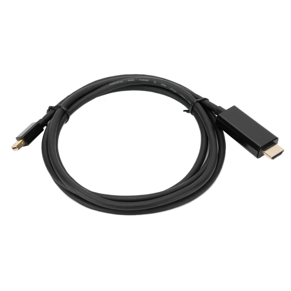 Hdmi Audio Video Cable Plug And Play Extend Dual Mode Displayport Compliant For Macbook Surface Pro Uncompressed Audio Deep Color Depth 9147006753729