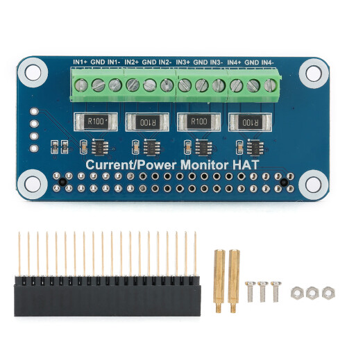 Monitor de alimentare complet, conceput pentru modelele Raspberry Pi, interfața I2C/Smbus facilitează integrarea ușoară, detectarea multicanal