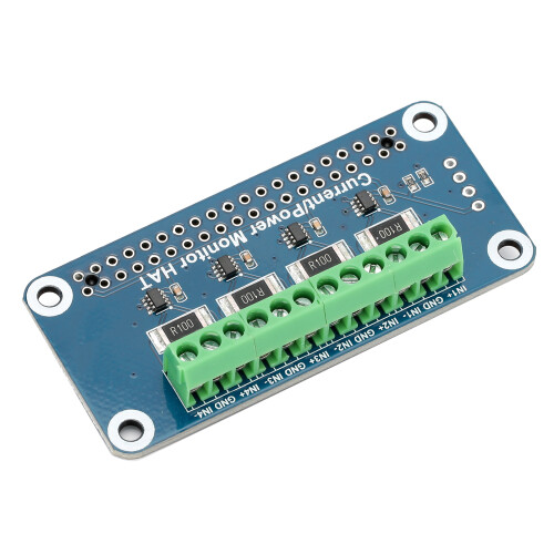 Monatóir Ídithe Cumhachta Raspberry Pi, atá feistithe le Síneadh Caighdeánach Gpio, Cinntíonn Comhéadan I2C/Smbus Comhtháthú Éasca agus 2