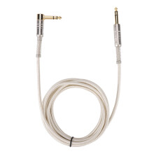 High Quality Audio Cable For Guitar Balanced Stereo Sound 6 Feet TRS Patch Cord With Right Angle And Straight Connector Premium Copper Core Anti Inter