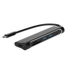 Usb-C Hub With Dual Monitor Support For Seamless Multi-Device Integration, Gigabit Ethernet Port For Reliable Connectivity, And Plug And Play Compatib