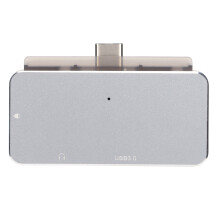 Portable Usb-c Hub, Ideal For Fast Data Transfer And Smart Power Distribution, Gigabit Ethernet Ensures Smooth Internet Experience, For Work And Trave