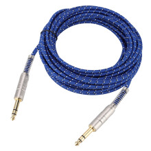 1M Stereo Design Compatible with Mono Devices Guitar Cable, High-Quality Connections, Crystal Clear Sound for Electric Guitars, Microphones, Amplifier