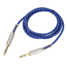 Professionele gitaarkabel, 1 meter, hoge oxidatiebestendigheid, universele gitaarkabel, kristalhelder geluid voor elektrische gitaren, microfoons,