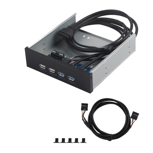Προσαρμογέας κόμβου μπροστινού πίνακα USB3.0 με 2 θύρες USB3.0 και 2 θύρες USB2.0, με