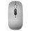 Mouse wireless elegante, mouse Bluetooth con batteria ricaricabile per desktop, notebook e altro, clic silenzioso, DPI regolabile, design ergonomico, 5