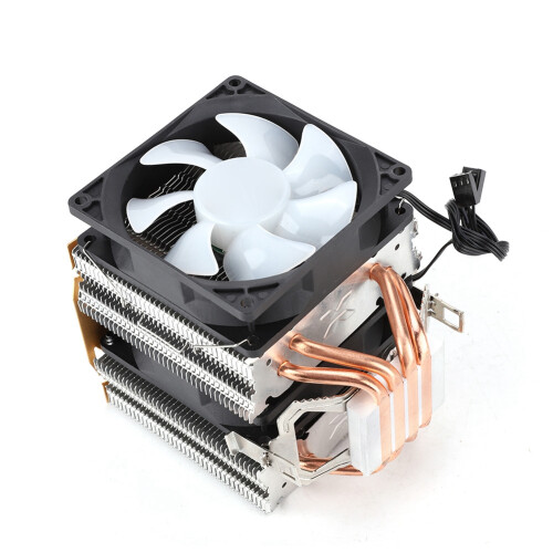 Προηγμένη ψύκτρα CPU με σχεδιασμό διπλού ανεμιστήρα και ψύκτρα αλουμινίου, 2