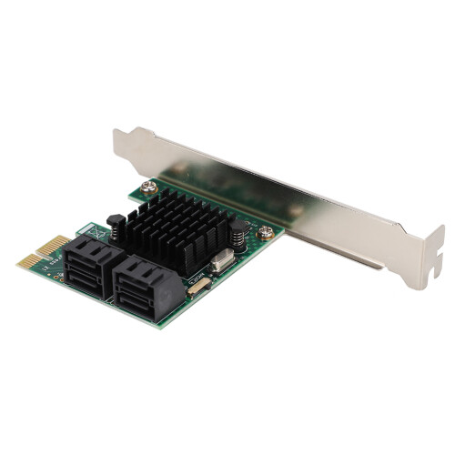 Κάρτα ελεγκτή επέκτασης PCI E σε SATA3.0 με εγγενή ουρά εντολών που υποστηρίζει 2