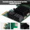 Κάρτα ελεγκτή επέκτασης PCI E σε SATA3.0 με εγγενή ουρά εντολών που υποστηρίζει 8