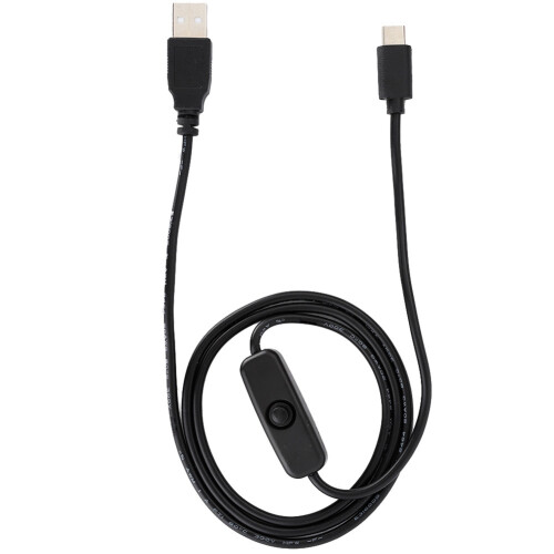 Προσαρμογέας τροφοδοσίας Raspberry Pi4, καλώδιο USB τύπου C χωρίς μεταφορά δεδομένων,