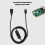 Προσαρμογέας τροφοδοσίας Raspberry Pi4, καλώδιο USB τύπου C χωρίς μεταφορά δεδομένων, 7