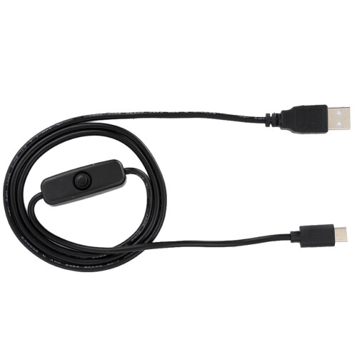 Προσαρμογέας τροφοδοσίας Raspberry Pi4, καλώδιο USB τύπου C χωρίς μεταφορά δεδομένων, 1