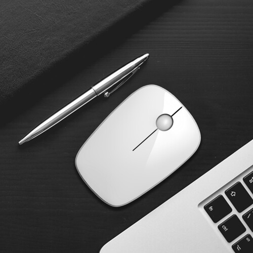 Mouse wireless con connessione wireless stabile e silenziosa per notebook, PC, laptop e computer. 2